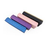 Healvian Boîte de Rangement Rectangulaire pour Montres et Bijoux Bleu avec Coussin Amovible et Adaptateur pour Bracelets Style Aléatoire