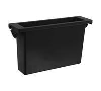Healvian Boîtier de Rangement pour Autoradio Din Simple - Cadre D’Installation Noir pour Lecteur CD Mp3 - Organiseur de Tableau de Bord pour Voiture Compartiment de Stockage Fonctionnel