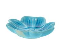 Healvian Bol Céramique pour Diffuseur Huiles Essentielles Dish Élégant pour Spa et Salon pour Mélange et Huiles Aromatiques Design et Durable Couleur Bleue