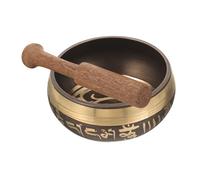 Healvian Bol Chantant Tibétain à Fond Plat Bol Pour Pratique De Yoga Et Relaxation