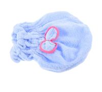 Healvian bonnet à séchage rapide serviettes de bain en microfibre serviettes de bain pour femmes serviettes de cheveux pour femmes bandana bandeau élastique bonnet sèche-cheveux Blue