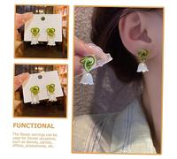 Healvian Boucles D'oreilles Pendantes Muguet Délicates En Alliage Vert, Légères Pour Femmes, Bijoux Printaniers Élégants Et Confortables, Design Floral Raffiné