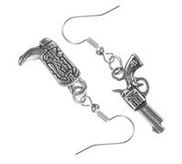 Healvian Boucles Oreilles Cowgirl Originales Western Bijoux Oreilles Pour Filles Adaptées à Halloween Et Tenues Steampunk