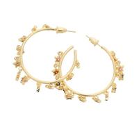 Healvian Boucles Oreilles Créoles Étoile Zircon Coloré Légères pour Femmes Anneaux Polyvalents Bijoux Percés Raffinés pour Filles et Demoiselles Honneur
