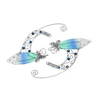 Healvian Boucles Oreilles Elfiques Manchettes sans Perçage pour Femmes Ailes Inspirées des Fées pour Mariages Fêtes et Cosplay