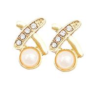 Healvian Boucles Oreilles pour Femme avec Pierres Brillantes Incrustées Puces Oreille Simples et Géométriques pour Soirée et Occasions Spéciales