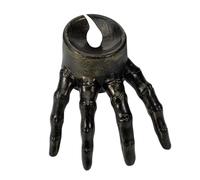 Healvian Bougie sans Flamme Main Squelette LED Décorative Halloween Bougies Chauffe-Plat à Piles Veilleuse Ambiance Maison Hantée Accessoire Déco Fête D’Automne Présent Original