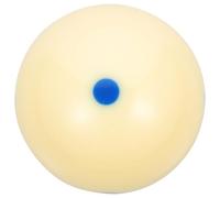 Healvian Boule Blanche de Billard Boule de Billard pour L'entraînement Résine Bleue Résistance aux Rayures Chocs Joueurs de Tous Niveaux Bars