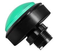 Healvian Bouton-poussoir lumineux convexe vert 63 micro-interrupteur jaune bouton de remplacement pour machine de jeu accessoire pour borne d’arcade et distributeur automatique usage