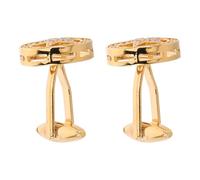 Healvian Boutons de Manchette Étoile Dorée en Cuivre Éclat et Fixation Sécurisée pour Homme Élégant, Cérémonie et Tenue Quotidienne, Coffret Cadeau