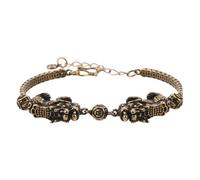 Healvian Bracelet Couple en Laiton Ancien avec Breloque Pi Yao Rétro, Bracelets pour Couples Hommes et Femmes, Bijou Feng Shui pour Nouvel An Chinois et Saint-valentin, Style Traditionnel