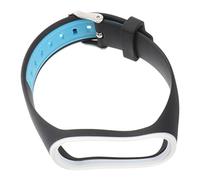 Healvian Bracelet en silicone bracelets de montre bandes je bracelet bicolore Bretelles groupe montre intelligente bande de remplacement de montre bracelet de montre Blue