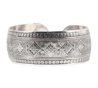 Healvian Bracelet Manchette Ouvert Vintage Large Pour Femme Bijou De Poignet Élégant Ajustable Cadeau Pour Fête Des Mères Et Occasions Festives