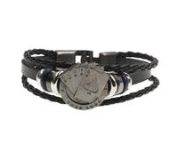 Healvian Bracelet Poker Rétro Cuir De Vache Décoratif Et Amusant Pour Femme Et Homme