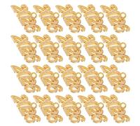 Healvian Breloques 2026 en Alliage Doré Lot de 100 Pièces Taille Moyenne Pendentifs Chiffres pour Création Bijoux Décorations DIY Nouvel An Bracelets Colliers Porte-Clés