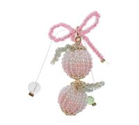 Healvian Breloques En Forme De Nœud Perlé En Forme De Pêche Pendentifs En Forme De Fruits Perlés Broches Pinces À Cheveux Décoration Artisanale Pour Bricolage Boucles D'Oreilles