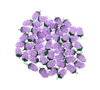 Healvian Breloques Pendentifs Raisin Miniatures 50 Pcs Diy Pour Création Bijoux Artisanaux Fruits Décoratifs Jeunes Artistes Bijoux Personnalisés Artisanat Créatif