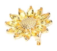 Healvian Broche Fleur Marguerite Pour Femmes Cadeau Anniversaire Saint-valentin