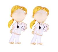 Healvian Broche Infirmière En Alliage De Zinc, Lot De 2 Pièces, Broche De Pull Décorative, Accessoire Mode Pour Femmes, Pour Vêtement Quotidien Et Présent, Finition Solide Élégante