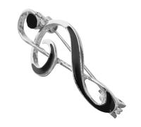 Healvian Broche Note De Musique Alliage De Zinc Émail Pour Costumes Et Chemises Épingle Musicale Élégante Pour Hommes Et Femmes Milieu Professionnel