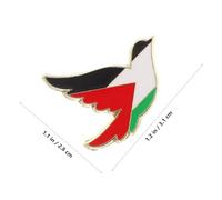 Healvian Broche Palestinienne Décorative en Métal Doré, Lot de 8 Pièces, Style Féminin Polyvalent, Accessoire Léger pour Vêtements, Manteaux et Paquet, Design Culturel Palestinien