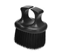 Healvian Brosse à Barbe et Moustache à Phalanges Noire Brosse à Poils Douce Compacte Ergonomique pour Soins Personnels Barbe Coiffage Homme Usage Quotidien