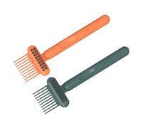 Healvian Brosse À Cheveux Peigne Râteau De Nettoyage Nettoyeur De Brosse À Cheveux Élimination Des Poils Danimaux Outil De Drainage