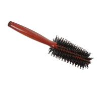 Healvian Brosse à Cheveux Ronde Avec Poils Et Nylon Pour Coiffage Et Bouclage Design Spiralé Pour Peignage Profondeur Poignée Ergonomique Pour Prise Main Facile