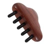Healvian Brosse De Massage Du Cuir Chevelu En Bois Brosse à Bois à Main Peigne Méridien Chinois Accessoires De Massage Corporel Pour Gratter Les Méridiens
