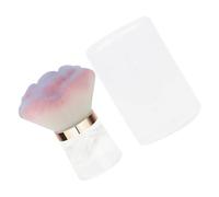 Healvian Brosse Dépoussiéreuse pour Ongles Outil de Nettoyage pour Poudre à Tremper Pinceau Forme de Fleur pour Manucure et Maquillage