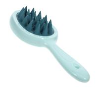 Healvian Brosse Shampooing Massage Portable Brosse Exfoliante à Double Dents avec Manche Ergonomique Nettoyage Profond et Stimulation Circulation Adaptée Cheveux Secs et Mouillés et