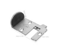 Healvian Butée de Porte en Acier Inoxydable Épaisse - Ferme-Porte Commercial Robuste pour Usage Intensif Limiteur de Porte Droit à Fixation au Sol Quincaillerie Antidérapante pour