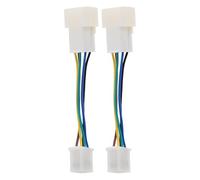 Healvian Câble de Conversion Moteur Électrique à Effet Hall pour Vélo Électrique Adaptateur Phase B Faisceau de Câbles 2 Pièces Connecteur Étanche Compatible Accessoire de Vélo