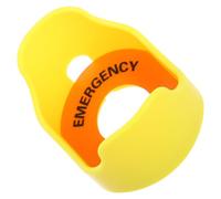 Healvian Cache de Protection du Bouton d'Arrêt d'Urgence Dispositif de Sécurité Industriel Transparent Protection Fiable pour Interrupteur à Bouton-Poussoir Compatible Machines