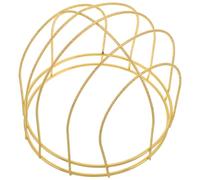 Healvian Cadre de Couronne Soi-même en Métal Électrolytique Doré, Petit Format, Accessoire pour Fabrication de Coiffes Traditionnelles Chinoises, Support Rigide pour Cosplay, Fêtes