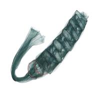 Healvian Cage à Filet de pêche Multicouche Pliable 2,4 m en Nylon et Fer, Filet de pêche 11 Sections 8 Trous, Panier de piégeage Portable pour crevettes et écrevisses avec Boulon d’ancrage