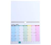 Healvian Calendrier Mural 18 Mois 2025-2026 Calendrier Mensuel Familial et Bureau Format Grand Papier Lisse pour Organisation Quotidienne