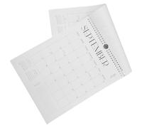 Healvian Calendrier Mural 18 Mois 2026-2027 à Suspendre Agenda Mensuel en Papier Blanc Planification Bureau et Scolaire Calendrier Mural de Planification et Organisation Grand Espace