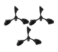 Healvian Capteur Anémométrique Installation Facile 3pcs Abs Noir et Résistance Flux D'air Rapide pour Mesure Vitesse Vent Extérieur