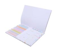 Healvian Carnet Magnétique Hebdomadaire de Planification des Repas 25 X 17,5 Cm B5, Bloc-notes Non Daté avec 52 Feuilles pour Réfrigérateur, Organiseur Repas et Liste de Courses pour