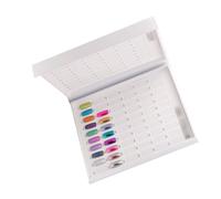 Healvian Carte D'affichage Professionnelle 120 Couleurs pour Gel UV à Ongles, Papier, Facile à Utiliser pour Pratiquer le Soin des Ongles la Pédicure