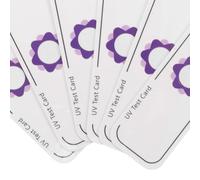 Healvian Cartes de Test Uva UV 20 Pièces Indicateur UV Portable Solaire pour Vêtements et Usage Extérieur et Pratique Quotidienne