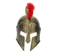 Healvian Casque De Guerrier Romain Doré Grosse Taille Chapeau De Cosplay Unisexe Accessoire Déguisement Soirée Carnaval Fête