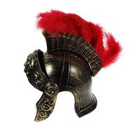 Healvian Casque De Soldat Romain Vintage De Cosplay Avec Décoration Plumes Chapeau De Soldat Pour Déguisement Et Jeu De Rôle