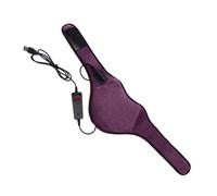 Healvian Ceinture Chauffante Cervicale Électrique Usb, Masseur De Cou Violet, Protection Cervicale Moxibustion Intégrée, Chauffage Rapide Et Uniforme Pour Soulagement Thermique Au Quotidien