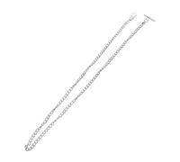 Healvian Chaîne de Montre en Métal Argenté pour Homme et Femme, Style Vintage Finition Soignée, Usage Pratique pour Ceinture et Montre de Poche en Contexte Décontracté ou Formel