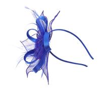 Healvian Chapeau Bibi Victorien pour Femme Organza Accessoire de Tête pour Tea Party Bibi Fleuri Tulle