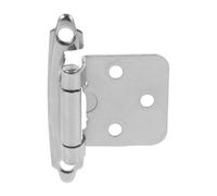 Healvian Charnière à Fermeture Automatique en Acier Robuste 15 MM Épaisseur 1/2 Pouce Demi-Recouvrement pour Armoires de Camping-Car et Remorque Quincaillerie Solide pour Portes de