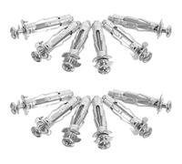 Healvian Chevilles pour Cloisons Creuses en Acier Galvanisé M4 X 32 Mm, Lot de 30 Vis de Fixation Écrous Creux pour Ancrage de Portes et Murs, Adaptées Plaques de Plâtre et Parois Creuses