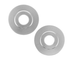 Healvian Clip de Fixation Diamètre 8 Mm pour Roulette de Fauteuil Roulant en Alliage D’aluminium Lot de Argentées, Dispositif de Maintien et Positionnement pour Accessoires de Mobilité